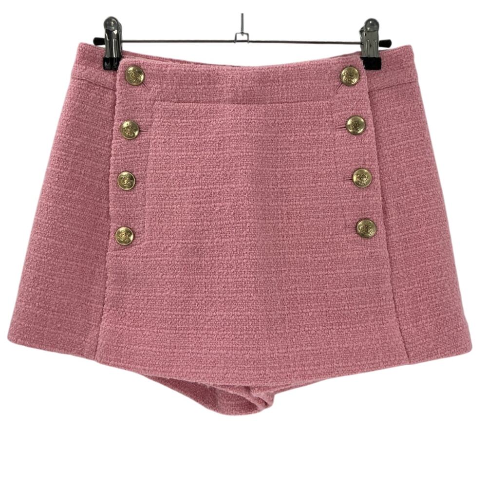 J.Crew Tweed Pink Lady Skort Size 0 - Picture 2 of 4
